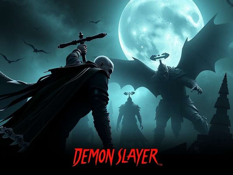 Demon Slayer combat interface showing skill buttons and combo meter