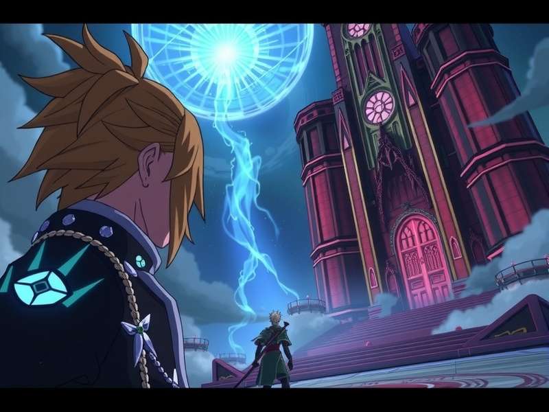 Concept Art of Demon Slayer Infinity Castle Movie showing Tanjiro and Hashira facing Muzan