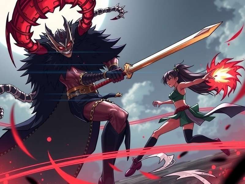 Nezuko Kamado in intense battle against Daki in Entertainment District