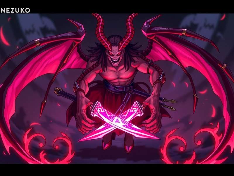 Nezuko Kamado Demon Form Transformation Sequence