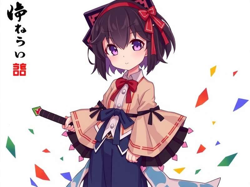 Nezuko Kamado in her demon form with bamboo muzzle - HD Demon Slayer wallpaper