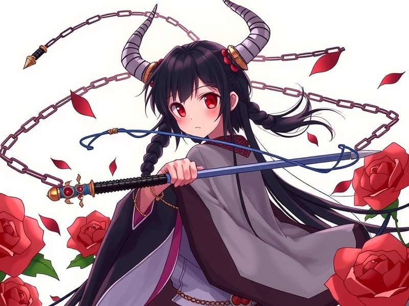 Step-by-step Nezuko Kamado drawing tutorial showing progression from sketch to finished artwork