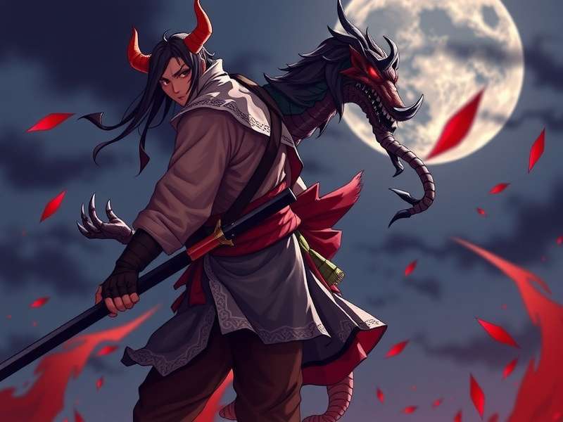 Tanjiro Kamado demonstrating Sun Breathing techniques in a dynamic pose