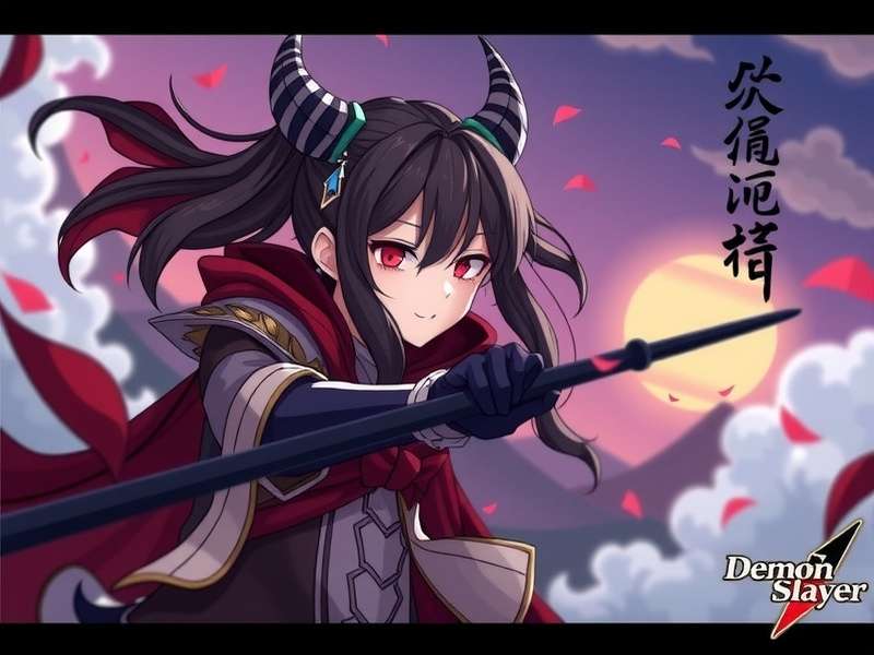 Nezuko Kamado in Demon Slayer AU fan art