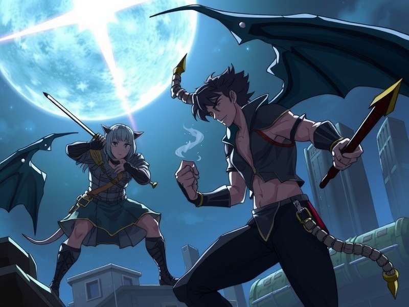 Demon Slayer Mugen Train anime movie poster style illustration