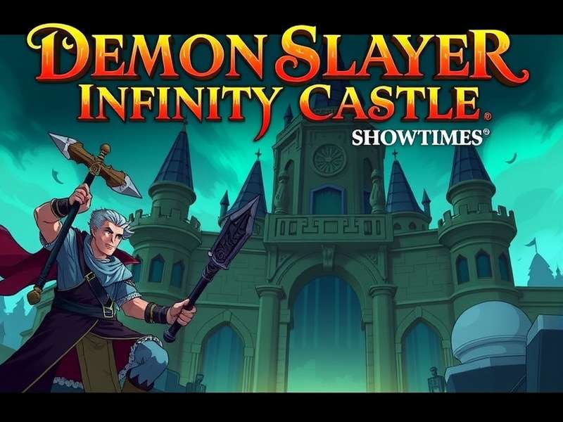 Demon Slayer Infinity Castle movie poster concept art