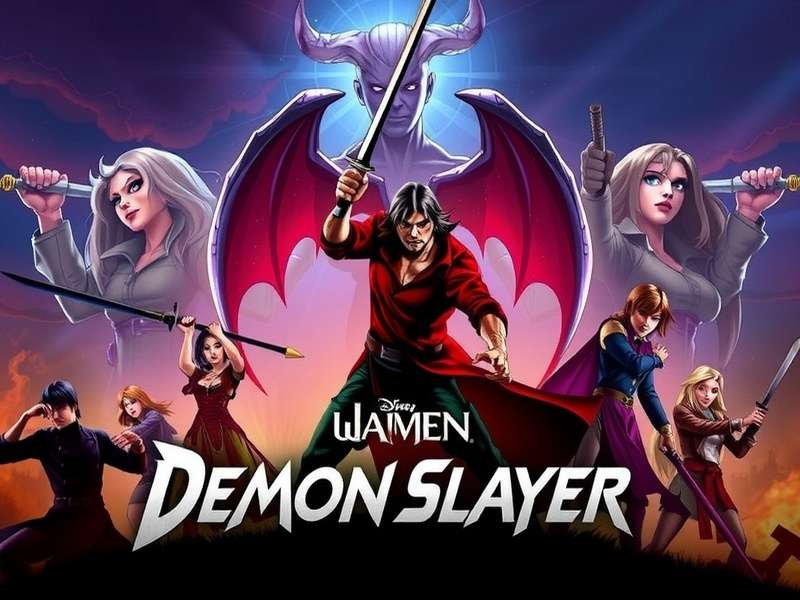 Official Demon Slayer Mugen Train Movie Poster featuring Rengoku