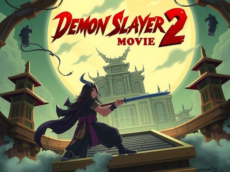 Demon Slayer Movie 2 Infinity Castle Arc key visual featuring Tanjiro, Nezuko, and the Hashira