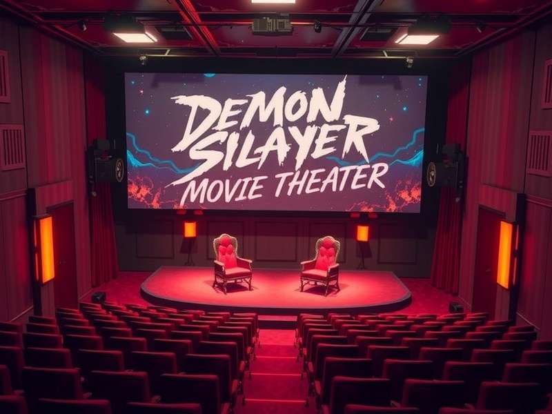 Demon Slayer Hashira gathering at a special movie theater event in India — fans celebrating Infinity Castle