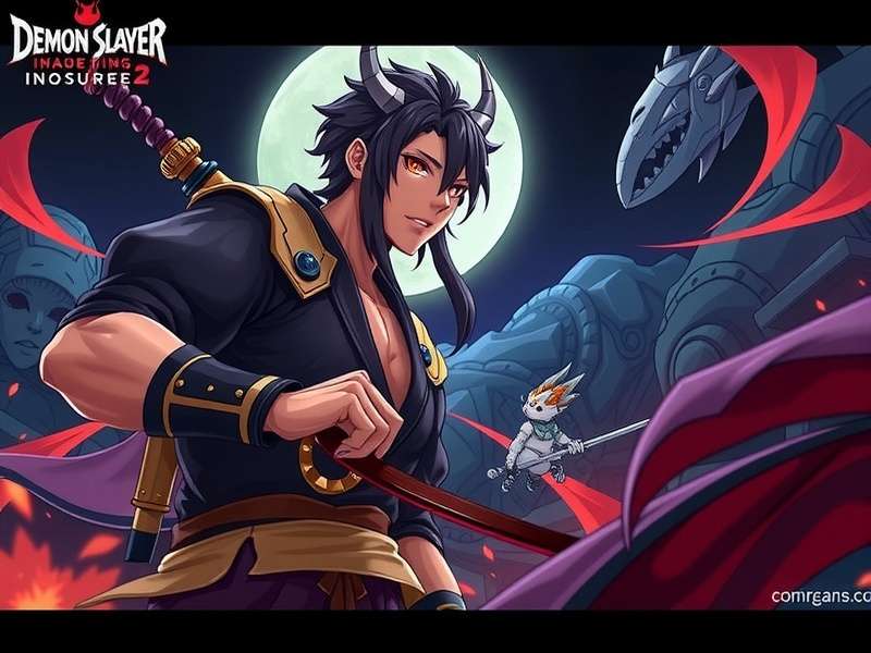 Inosuke Hashibira — Demon Slayer with wild boar mask and dual swords