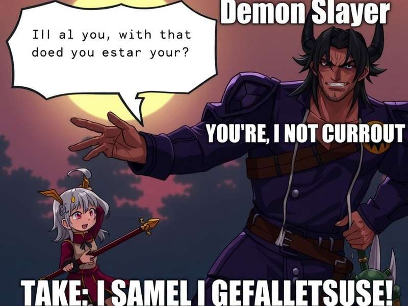 Demon Slayer meme collage featuring Nezuko, Zenitsu, Rengoku, Inosuke and Tanjiro in funny poses