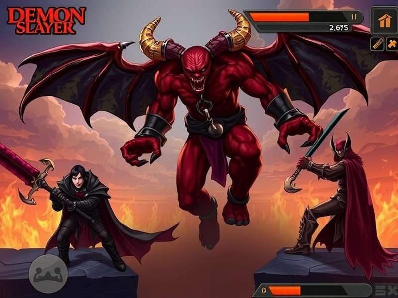 Demon Slayer Demons complete encyclopedia banner featuring silhouettes of Upper Moons against a crimson moon
